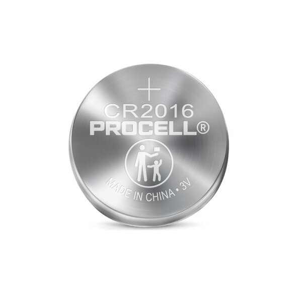 DURACELL Procell Constant CR2016 Lithium-Knopfzelle 3V (5Stk.)
