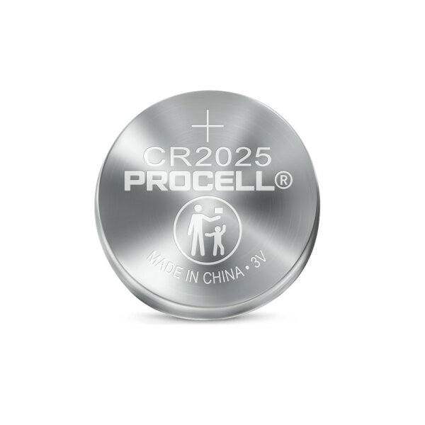DURACELL Procell Constant CR2025 Lithium-Knopfzelle 3V (5Stk.)