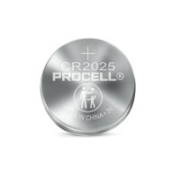 DURACELL Procell Constant CR2025 Lithium-Knopfzelle 3V...