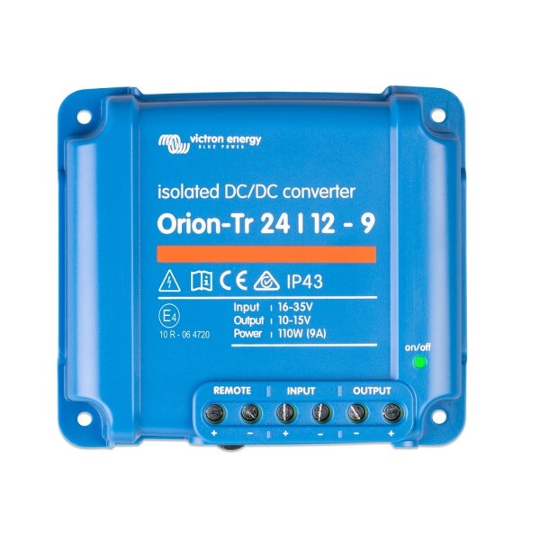 VICTRON ENERGY Orion-Tr 24/12-9A DC-DC Konverter galv. isoliert