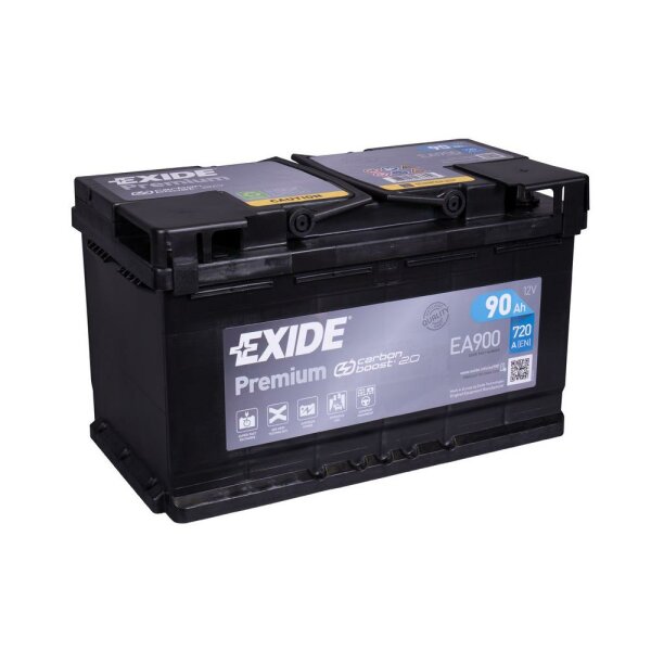 EXIDE Premium EA900 12V 90Ah Blei-Säure Starterbatterie
