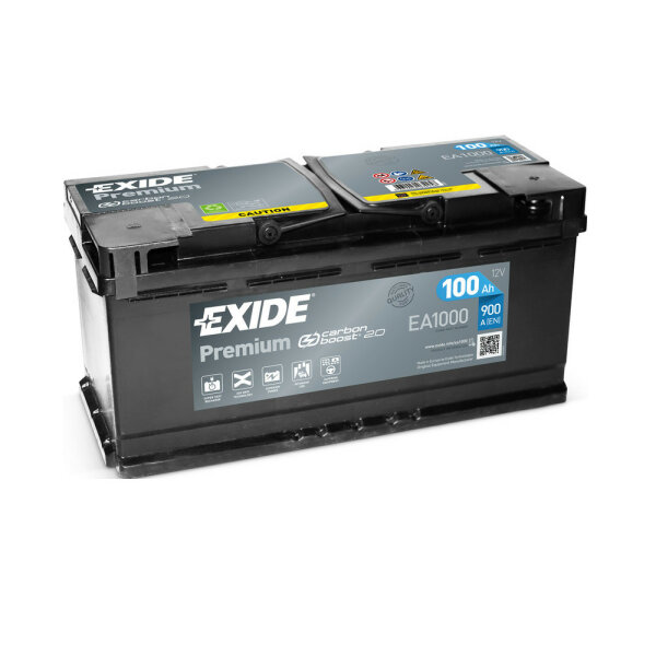 EXIDE Premium EA1000 12V 100Ah Blei-Säure Starterbatterie