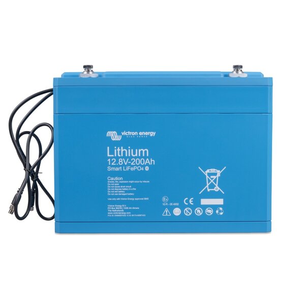 VICTRON ENERGY Lithium Smart LiFePO4 12,8V 200Ah Versorgungsbatterie mit Bluetooth